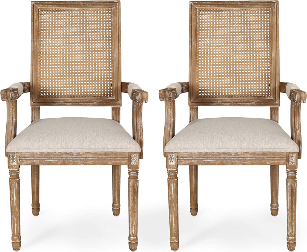 distressed farmhouse dining chairs