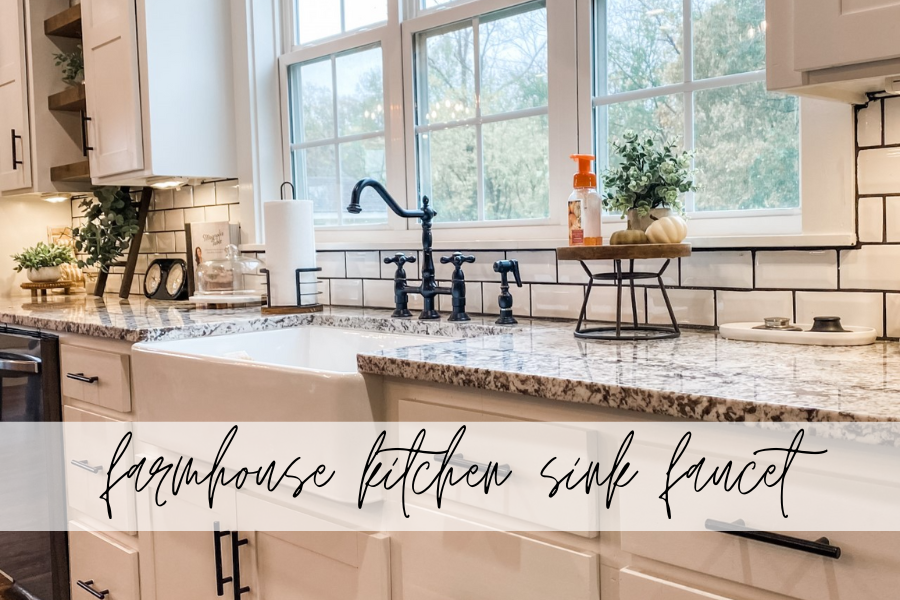 farmhouse kitchen sink faucets