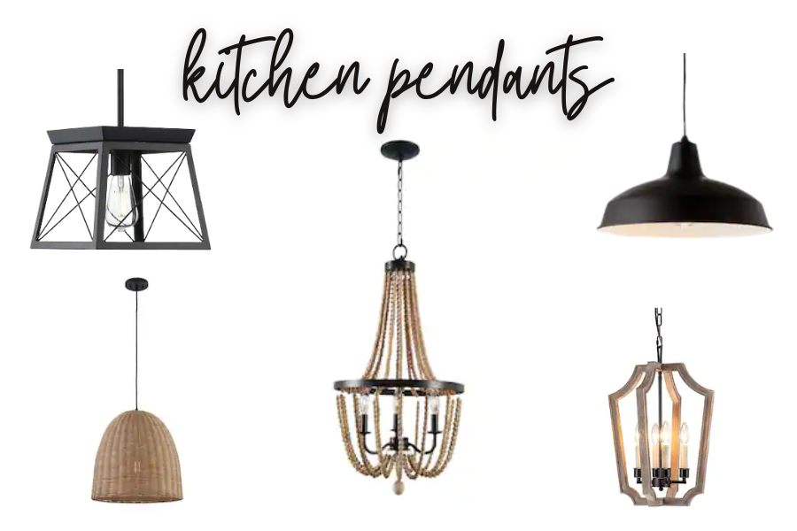 farmhouse kitchen light fixtures for kitchen