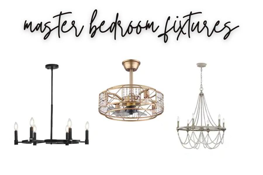 master bedroom light fixtures
