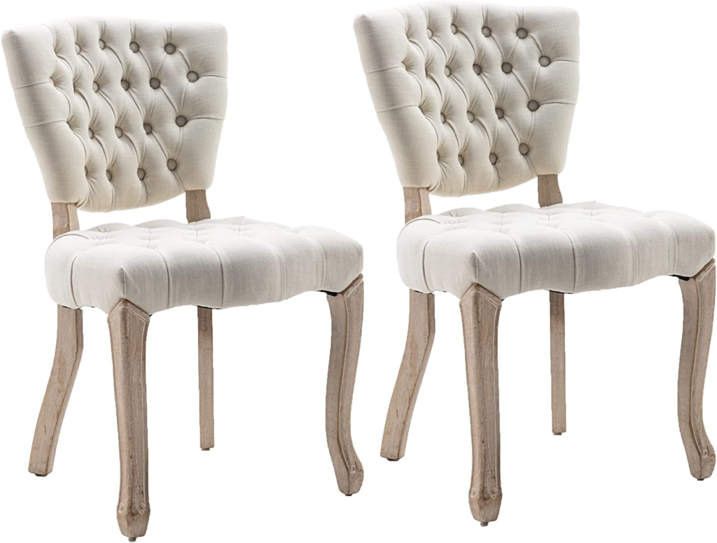 white farmhouse dining chairs (set of 4)