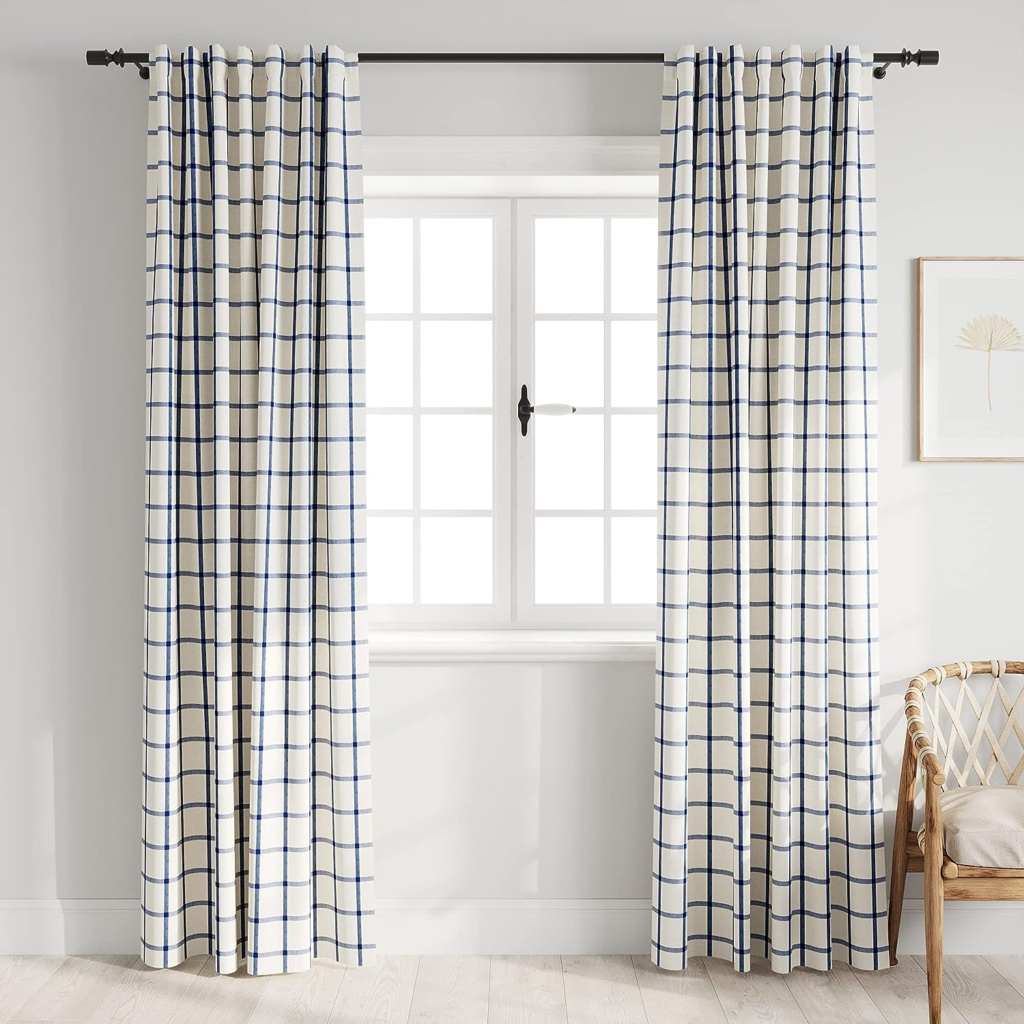 modern farmhouse bedroom curtain ideas