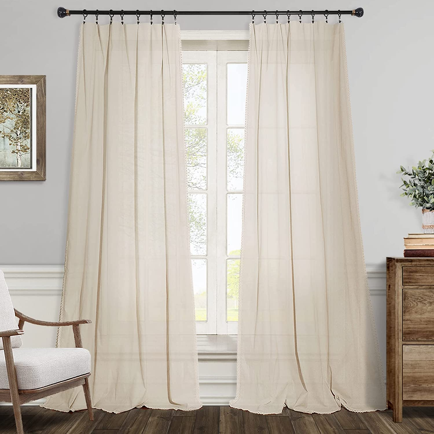 11 Modern Farmhouse Bedroom Curtains from Amazon - Fouts Lane