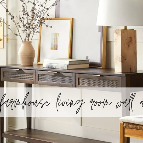 7 Gorgeous Farmhouse Living Room Wall Art from Target