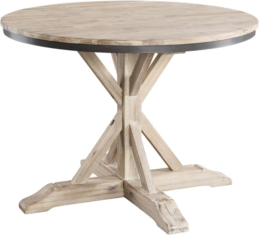 rustic farmhouse dining table round