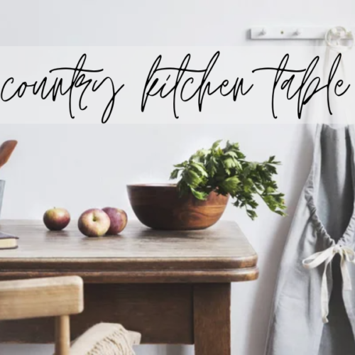 The BEST Country Kitchen Table from Wayfair That We Love