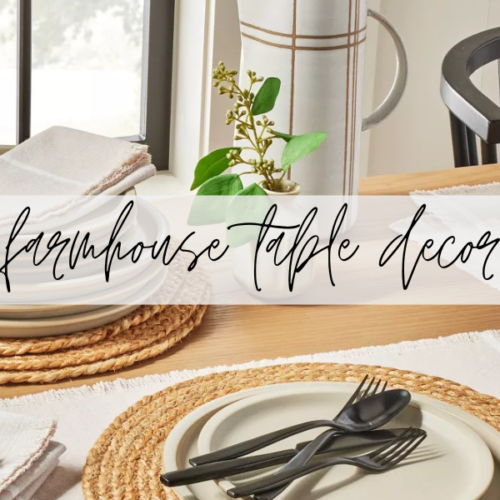 Easy Farmhouse Kitchen Table Decor from Hearth & Hand