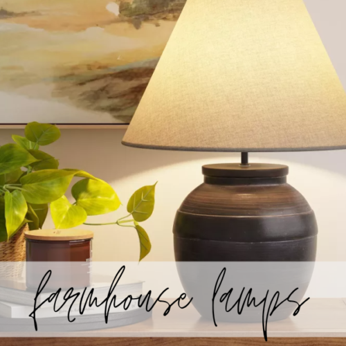 farmhouse lamps for living room