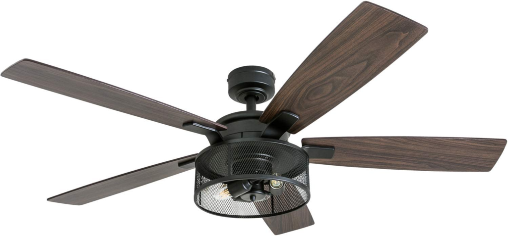 farmhouse living room ceiling fan with light