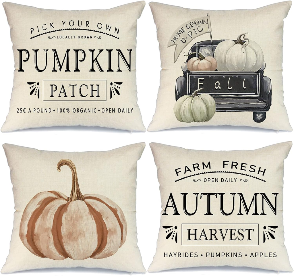 fall outdoor pillow cases