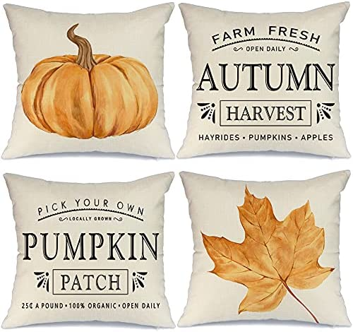 fall outdoor pillow covers 18x18