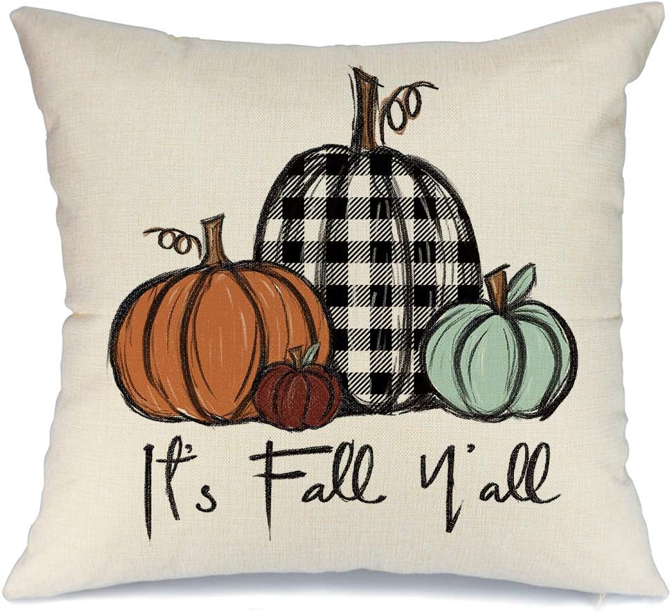 fall outdoor pillow covers 18x18 waterproof