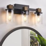 The 20 BEST Farmhouse Bathroom Lighting from Amazon - Fouts Lane