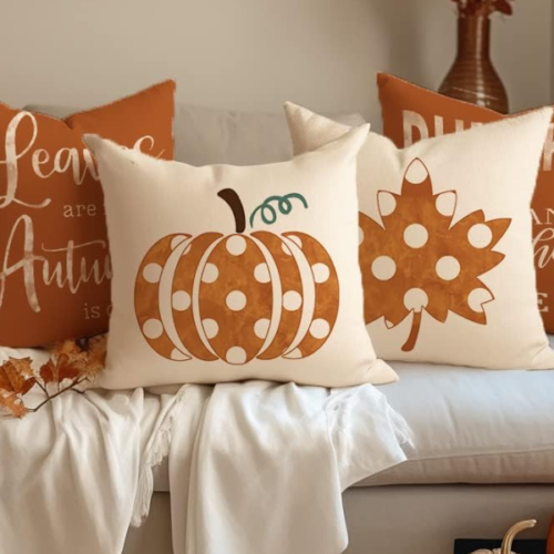 25 ADORABLE Outdoor Fall Pillows from Amazon we are loving