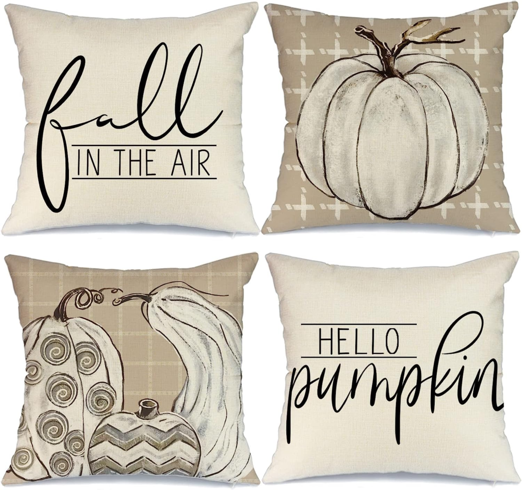 outdoor fall pillow covers 18x18