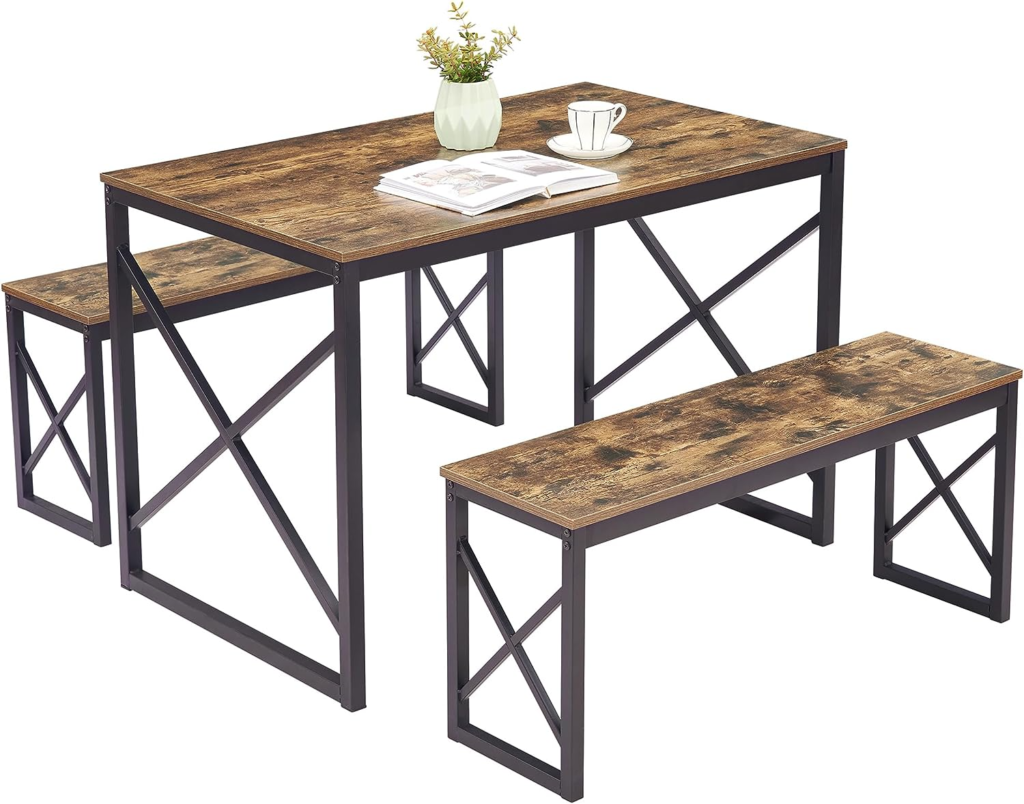 farmhouse kitchen table and chairs set