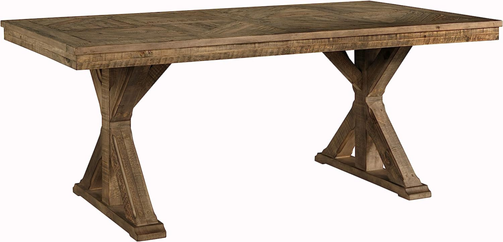 farmhouse kitchen table with bench