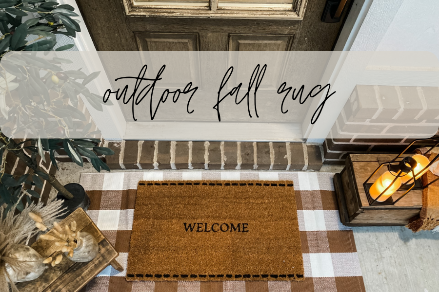 outdoor fall rug