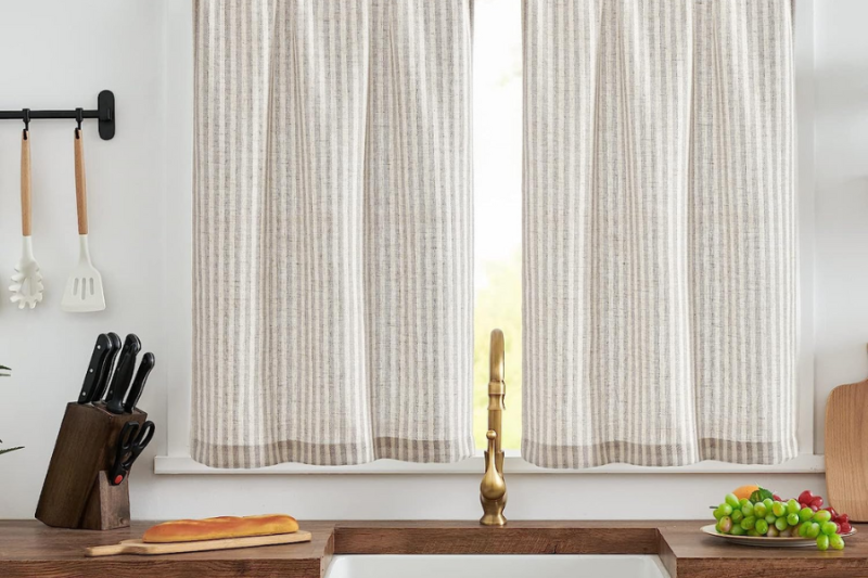 farmhouse kitchen curtain ideas