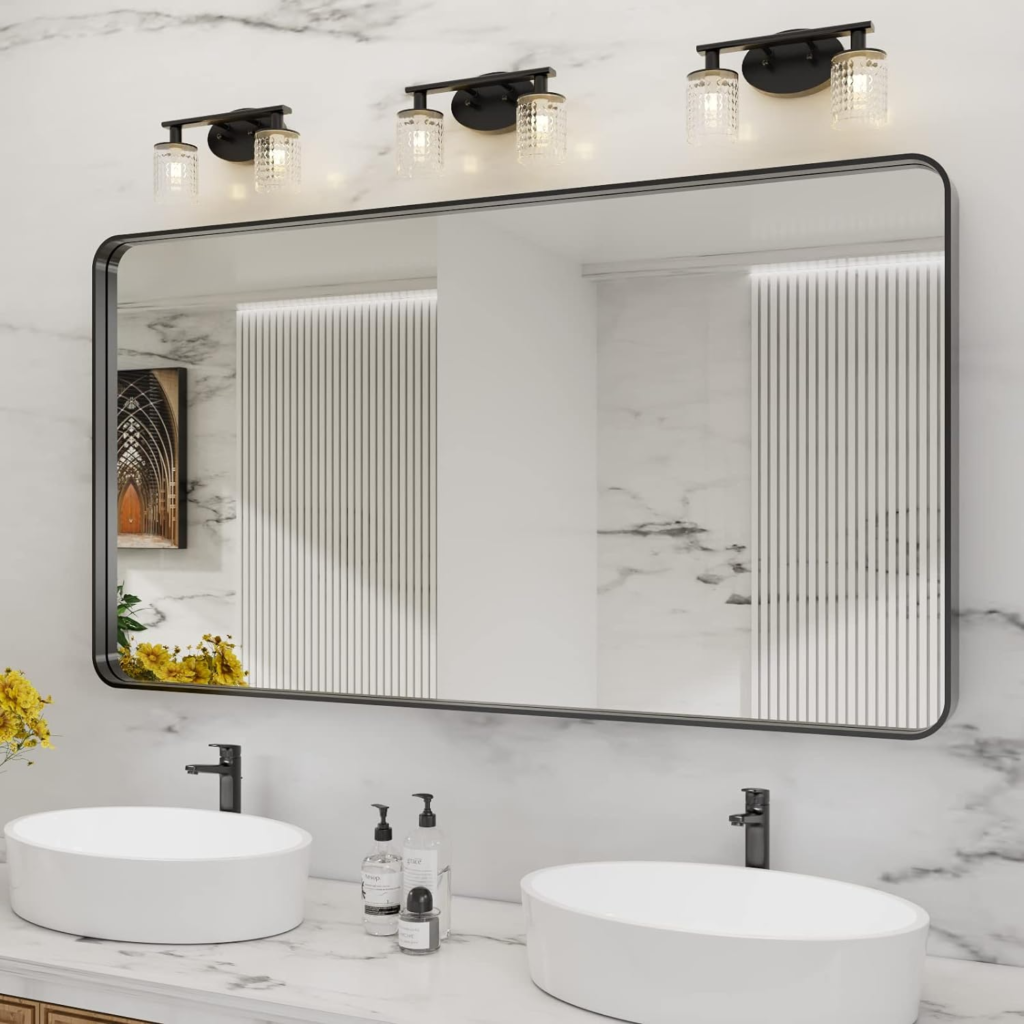 bathroom vanity mirror with lights