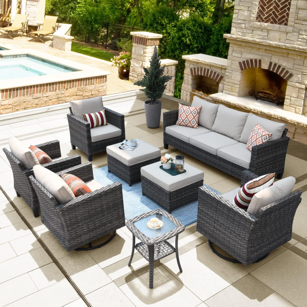 sofa furniture patio set